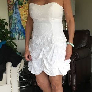 White cotton dress